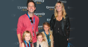 Pierre attends another Cavalia Odyssea premiere with his family